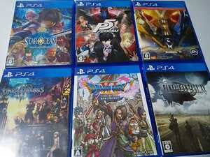 PS4 人気 RPG ソフト 6本セット ペルソナ5 キングダムハーツ3 ドラゴンクエスト11 ファイナルファンタジー15 スターオーシャン5 アンセム
