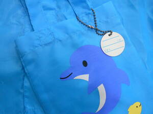 * dolphin pattern sack attaching raincoat Kappa rainwear rainy season .100