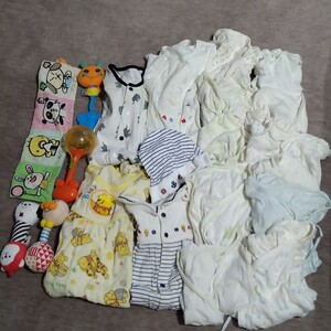 【まとめ売り】ベビー服 肌着 おもちゃ 50~60cm 21点