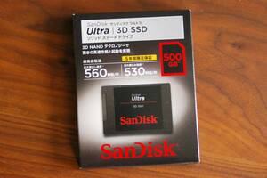★★★★★ 新品 未開封 送料無料 SanDisk Ultra 3D SSD 500GB、SDSSDH3-500G-J25 ★★★★★