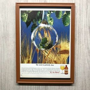 ◆即決◆1962年(昭和37年) OLYMPIA BEER オリンピア ビール【B4-6028】アメリカ ビンテージ雑誌広告【B4額装品】当時物/本物広告 ★同梱可