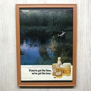 ◆即決◆1971年(昭和46年) Miller Beer ミラー ビール High Life【B4-6045】アメリカ ビンテージ雑誌広告【B4額装品】当時物/本物 ★同梱可