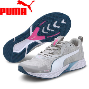 【レディース／24.5cm】　puma/プーマ　(193671 01)　SPEED 500 2 WNS/スピード500 2 ウィメンズ　ランニングシューズ　(グレー、ブルー)