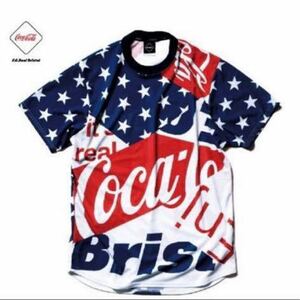 F.C.Real Bristol COCA-COLA NAVY L 半袖Tシャツ SOPH