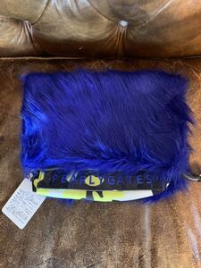  Pearly Gates Golf body bag fur clutch bag blue yellow new goods 