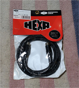 HEXAheksaMIDI кабель 1.5m Professional кабель нераспечатанный товар 