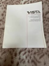 ビスタ　VISTA TOYOTA トヨタ　カタログ　パンフレット　当時物　稀少品　_画像1