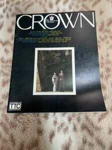  Crown CROWN каталог проспект подлинная вещь редкостный товар старый машина 