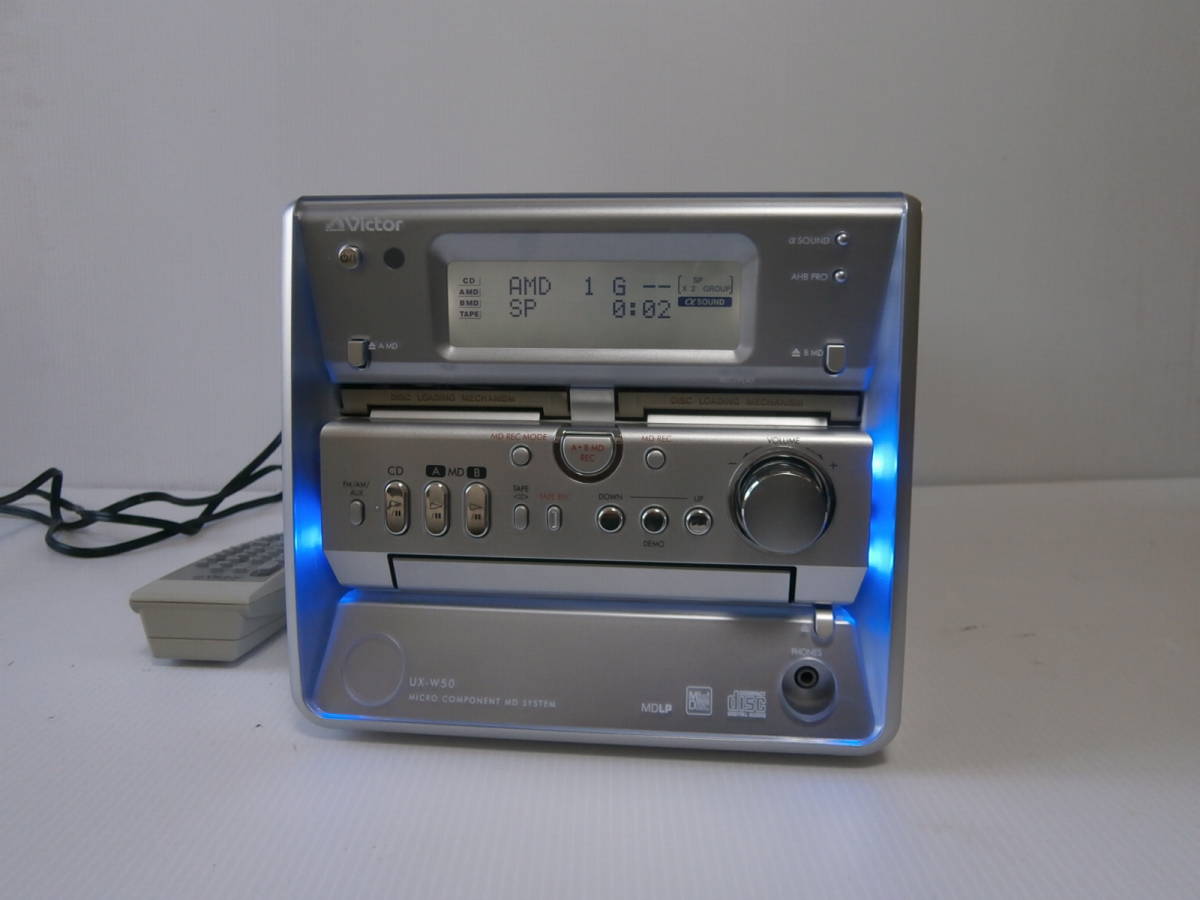 JVC ux-v3 Micro Component Stereoanlage CD/Kassette/Player AM FM AUX 