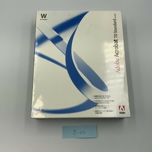 Adobe Acrobat 7.0 Standard Japanese edition Windows version B-212