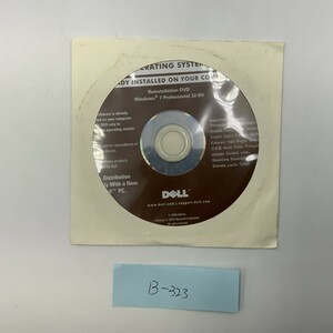 DELL Reinstallation DVD Windows 7 Professional 32bit B-323