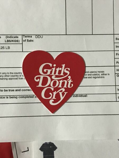 ガールズドントクライ　ステッカー　正規品　ガルドン　非売品　Girls Don''t Cry