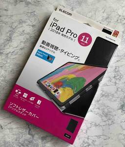 未開封品 Apple 11インチiPad Pro 第1世代 2018年モデル用 ケース ソフトレザーカバー ２アングルスタンド機能 黒 未開封品 TB-A18MPLFBK