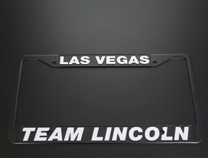 ◆US　リンカーン　ナンバーフレーム　ラスベガス　USDM(鉄製)