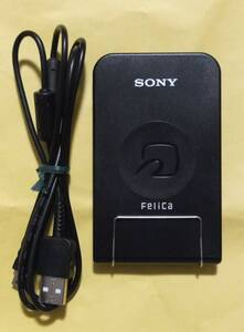 A775-37【動作品】SONY PaSoRi RC-S330 非接触ICカードリーダー【送料無料・ネコポス】e-tax確定申告 マイナンバーカード 交通系電子マネー