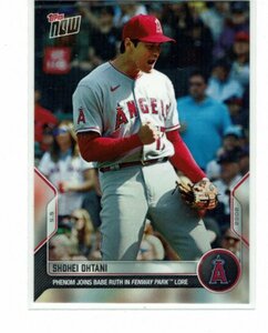 【大谷翔平】2022 MLB Topps Now Phenom Joins Babe Ruth in Fenway Park Lore #128