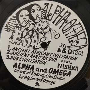 Alpha & Omega Feat. Nishka - The Disciples / Ancient African Civilisation　[Alpha & Omega Records - A&Ω1201]