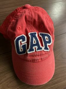 【子供帽子③】GAP■赤系■メッシュ■野球帽■51㎝?