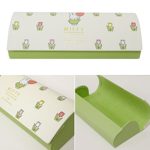 * Miffy * glasses case * tulip * glasses ..( Cross attaching )* green!