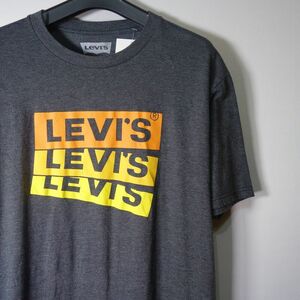 リーバイス Levi's プリント Tシャツ 半袖 メンズ L ロゴ ヴィンテージ 古着 MNO-1-1-2951