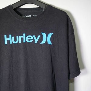 ハーレー Hurley プリントTシャツ 半袖 メンズ XL サーフ クルーネック 大きいサイズ 古着 MNO-1-1-3261