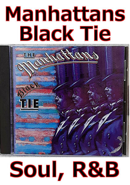 即決送料無料【クラシックソウルCD】The Manhattans - Black Tie (1981) /CK 37156 マンハッタンズ ブラックタイ/ SOUL, R&B