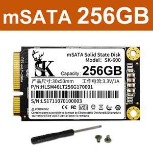 msata ssd 256gb×2枚 1.8インチ 3年保証 