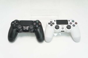  PS4. контроллер двойной амортизаторы 4 CUH-ZCT2J PlayStation 4 USB кабель имеется 2 позиций комплект белый / чёрный рабочее состояние подтверждено!