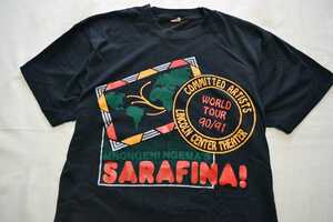 【90'S ビンテージ】SARAFINA! WORLD TOUR 90/91 Tシャツ SCREEN STARSボディー