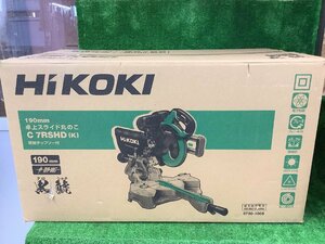 未使用品 Hikoki ハイコーキ 190mm 卓上スライド 丸のこ C7RSHD(K)