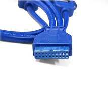[C0106] USB3.0 増設ケーブル ノーマルブラケット付き_画像3