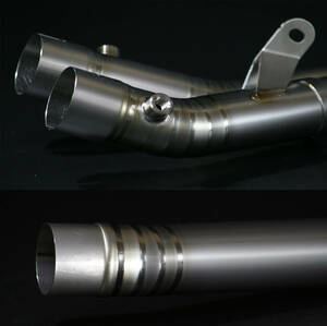 新品 '15~'21 YZF-R1/R1M Titanium Racing mid pipe チタン マフラー