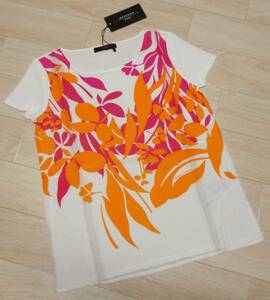  new goods 72%OFF Max Mara Max Mara design T-shirt orange S size 