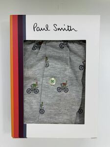 ポールスミス　Paul Smith ボクサーパンツ　ニットトランクス ラビットサイクリング　グレー Mサイズ 新品未使用品