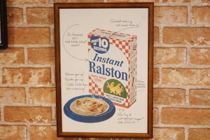 ラルストン 復刻広告 B4額縁セット ◆ Ralston シリアル B4-237