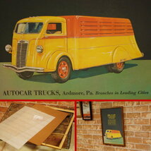 AUTOCAR オートカー トラック 複製広告 B4フレーム付き ◆ アメ車 B4-272_画像2