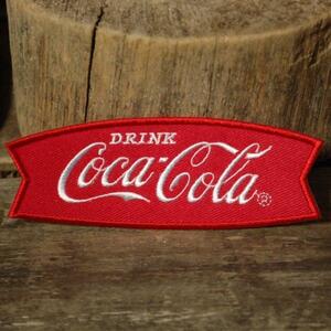 コカコーラ フィッシュ ロゴ 刺繍 ワッペン ◆ Coca Cola COKE JLE2