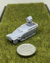 1/144 (3D)レジンキット　WWⅡ ドイツ軍 戦車　Sd.Kfz.251/20 D型 赤外線照射灯搭載型 1ワールドタンク ミュージアム 【同梱可能】_画像2