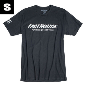 【ネコポス便￥253】FASTHOUSE ロゴTシャツ　ブラック/Sサイズ ＃1137-1008