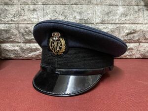 貴重 Royal Air Force イギリス空軍 実用品 PEAKED CAP ヴィンテージ RAF ベンタイル vintage 帽子 制帽 ミリタリー 50s60s70s UK