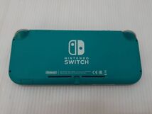 SZ720-0630-49 【現状品】 Nintendo Switch Lite ターコイズ 任天堂 スイッチ ライト 本体 ゲーム機 ジャンク_画像2