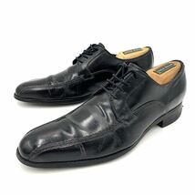 G @ '洗礼されたデザイン' REGAL worth collection リーガル 本革 ビジネスシューズ 革靴 24.5cm メンズ 紳士靴 スワールトゥ 外羽根式 _画像1
