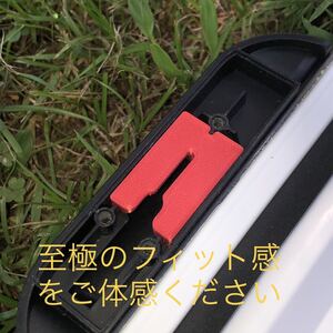 コールマン スチールベルトクーラー カムラッチ カスタムパーツ ルビー
