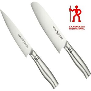 HENCKELS ヘンケルス 三徳包丁ペティナイフ 2本セット