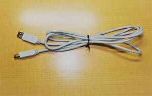 【長期保管品】 USB_A to B ケーブル 1.8m(コネクタ含む実寸185㎝) #プリンターケーブル