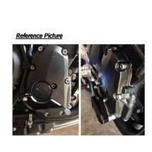 F XJ6N FZ-6R 09-17、FZ6 N / S 04-09エンジン クランク ケースオイルポンプ ガードカバー スライダー プロテクター_画像6