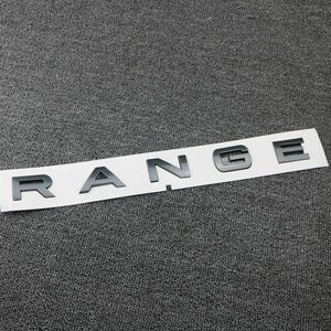 レンジローバー エンブレム 2セット グロスブラック Range Rover Evoque イヴォーク フロント リア ドレス アップカスタム
