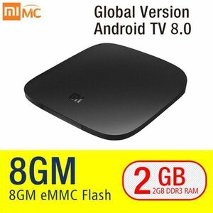 Global Ver. Xiaomi Mi TV Box 3 Android 8.0 4K 8GB HD WiFi Bluetooth Multi-language Yout