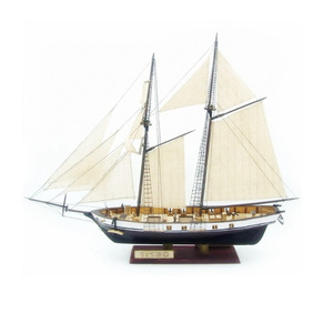 NIDALE model Classic wooden sailing boat model is -vei wooden assembly kit 