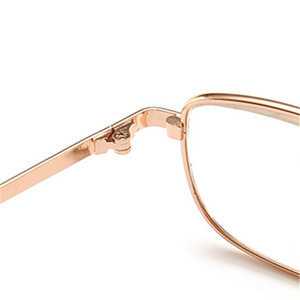 XojoX 折りたたみ老眼鏡女性金属遠視折りたたみ眼鏡視度 + 1.0 1.5 2.0 2.5 3.0 老眼メガネ男性